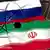Russian and Iranian flags