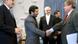 (dari kiri ke kanan) Direktur IAEA Mohammed el Baradei, Presiden Iran Mahmud Ahmadinejad, Direktur Badan Atom Iran Gholam-Reza Aqazadeh dan Olli Heinonen, Deputi Dirjen IAEA di kantor kepresidenan Iran di Teheran. (dari kiri ke kanan) Direktur IAEA Mohammed el Baradei, Presiden Iran Mahmud Ahmadinejad, Direktur Badan Atom Iran Gholam-Reza Aqazadeh dan Olli Heinonen, Deputi Dirjen IAEA di kantor kepresidenan Iran di Teheran.