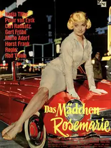 Plakat zum Film Das Mädchen Rosemarie (1958)