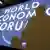 Schatten über dem Logo Weltwirtschaftsforum, Quelle: AP