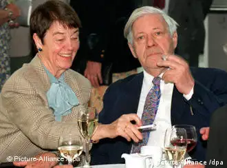 Helmut Schmidt and wife