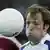 Alexander Iashvili pulls a face at the ball during a game