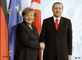 Angela Merkel and Erdogan