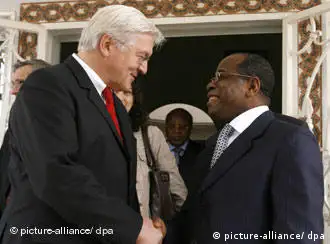 施泰因迈尔在洛美与多哥总理马里会晤