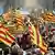 Katalonske zastave na ulicama Barcelone