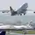 A 747 takes off at Heathrow Airport