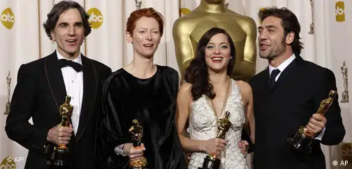 80. Oscar-Verleihung Daniel Day-Lewis, Tilda Swinton, Marion Cotillard, Javier Bardem