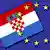 Symbolbild Flagge Kroatien EU (Foto: AP Graphics Bank/ DW)