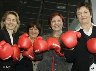 德国的4大部长：妇女家庭部长、卫生部长、发展部长以及法律部长
