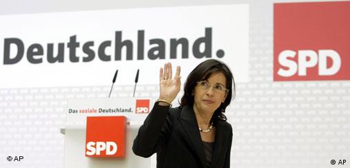 Deutschland Hessen Wahlen Andrea Ypsilanti SPD