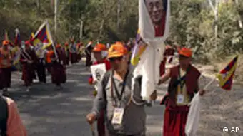 Protestmarsch Tibet