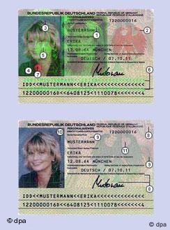 Old German Id Card