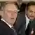 Almanya İçişleri Bakanı Wolfgang Schaeuble (solda), Diyanet İşleri Türk İslam Birliği (DİTİB) diyalog sorumlusu Bekir Alboğa ile Alman İslam Konferansı toplantısı sırasında.