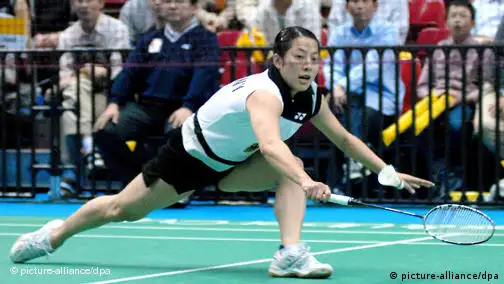 Huaiwen Xu bei der Badminton Weltmeisterschaft in Tokio Japan 2006