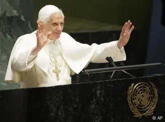 教皇本笃十六世访问美国时在联合国发表讲话