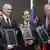 Zv.kryeministri serb Bozidar Gelic, presidenti serb Boris Tadic, shefi i politikës së jashtme të BE, Havier Solana, e ministri i jashtëm slloven, Dimitrij Rupel me dokumentin e nënshkruar të MSA