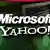 Microsoft will erstmal nur ein bisschen von Yahoo übernehmen - wenn das Unternehmen denn zustimmen würde: Grafik mit den Schriftzügen der beiden Firmen (Foto: AP)