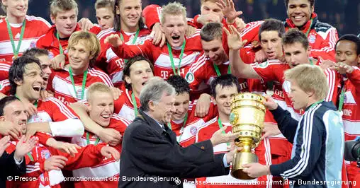 Bundespräsident Köhler DFB-Pokal Endspiel 2008