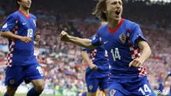 Fussball EM 2008 Österreich Kroatien Luka Modric