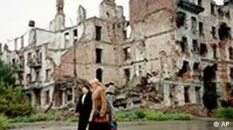Die zerstörte Stadt - Grosny in Tschetschenien