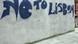 Grafitti "No to Lissabon" (Quelle: AP) Grafitti "No to Lissabon" (Quelle: AP)