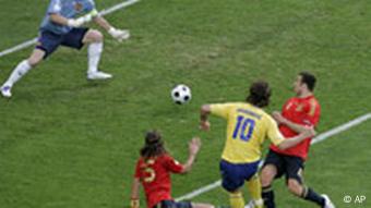 Espana Suecia 2 1 Deportes Dw 14 06 2008