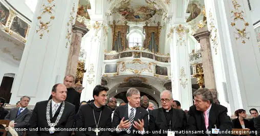 Bundespräsident Köhler zu Besuch im Kloster Andechs