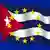 Symbolbild Flaggen von Kuba und der EU (Quelle: DW)