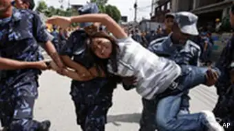 Exiltibeter Proteste in Nepal