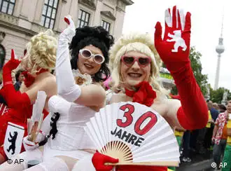 柏林的同性恋大游行