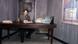 The wax figure of Adolf Hitler sitting behind a desk in a bunker scene The wax figure of Adolf Hitler sitting behind a desk in a bunker scene