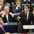 Mann in Anzug vor anderen Anzugträgern in einem Plenum (10.7.08, Strasbourg - Frankreich, Quelle: AP)