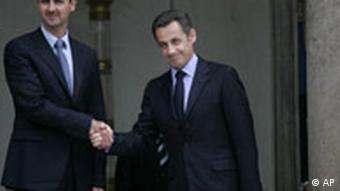 Sarkozy empfängt Assad