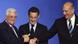 Nikola Sarkozi zadovoljan: rukovanje zvaničnika Izraela i Palestine Nikola Sarkozi zadovoljan: rukovanje zvaničnika Izraela i Palestine