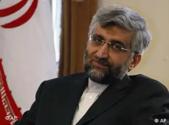 伊朗首席谈判代表Saeed Jalili, sits
