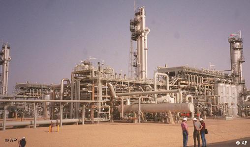 Erdgasanlage in Algerien freies Format