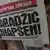 Zeitungsschlagzeile "Karadzic ist festgenommen"