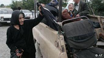 South Ossetians flee their homes