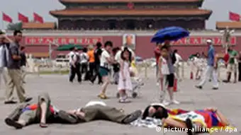 Proteste auf dem Tiananmen Platz