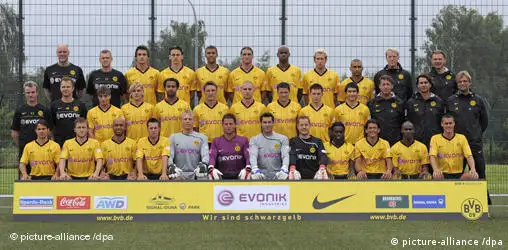 Fussball Bundesliga 2008 Mannschaftsbild Borussia Dortmund