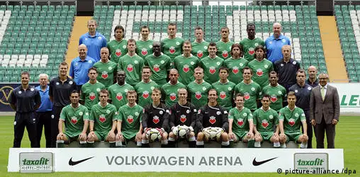 Fussball Bundesliga 2008 Mannschaftsbild VfL Wolfsburg