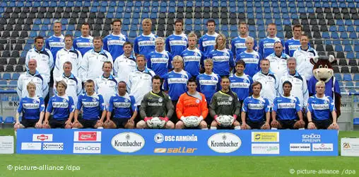 Fussball Bundesliga 2008 Mannschaftsbild Arminia Bielefeld