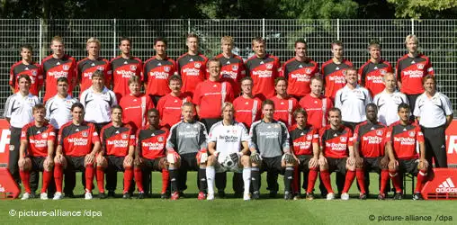 Fussball Bundesliga 2008 Mannschaftsbild Bayer Leverkusen
