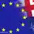 Flagge EU, Georgien und Nato als Symbolbild