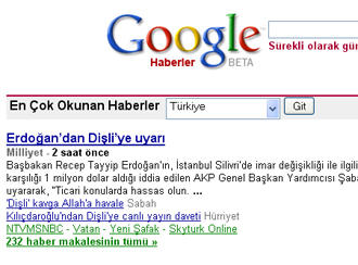 谷歌新闻的土耳其版