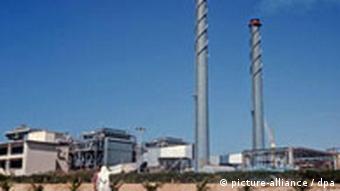 A desalination plant in Saudi Arabia