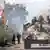A Russian tank passes through Tskhinvali, South Ossetia