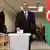 Aserbaidschan Referendum Stimmabgabe Präsident Alijew