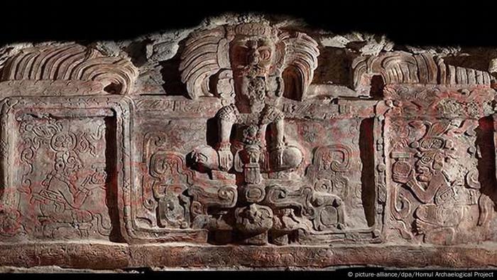 Maya Fresko in Guatemala (picture-alliance/dpa/Homul Archaelogical Project)