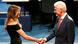 USA Wahlkampf TV Duell Bill Clinton und Melania Trump USA Wahlkampf TV Duell Bill Clinton und Melania Trump